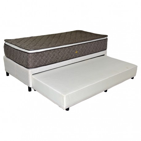 Sommier Bicama Mussa Urania 90 x 190 + Colchón Maximum Quorum