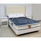 Colchón King Koil Aspen 140 x 190 + Sommier Inducol + Respaldo Mussa + 2 almohadas