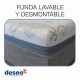 Colchón Deseo Oasis Visco 140 x 190 + 2 almohadas