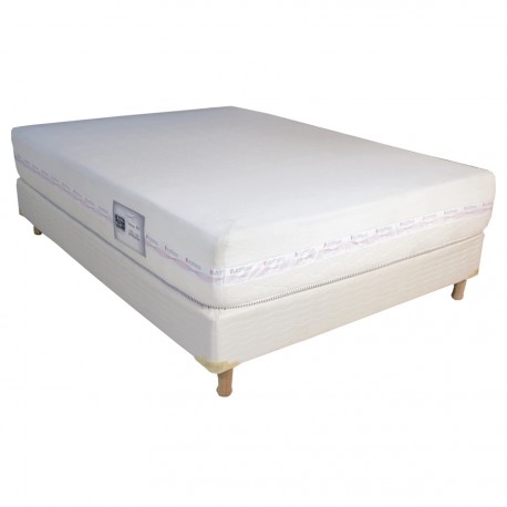 Colchón King Koil Galaxian 140 x 190 + Sommier Inducol + Cubre Colchón + 2 Almohadas