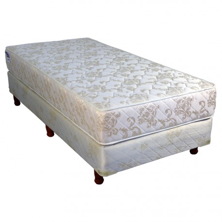 Colchón + Sommier Deseo Sueño Dorado 90 x 190 + 1 almohada