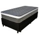 Sommier Marinero Mussa Urania negro 90x190 + Colchón Viggo Dual Relax