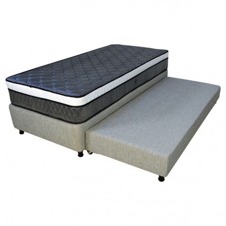 Sommier Marinera Bicama Deseo 90 x 190 + Colchón Viggo Dual Relax